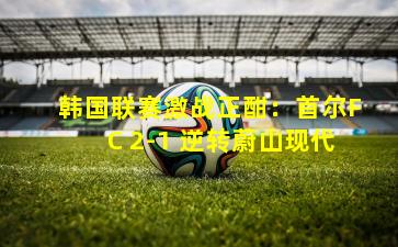 韩国联赛激战正酣：首尔FC 2-1 逆转蔚山现代